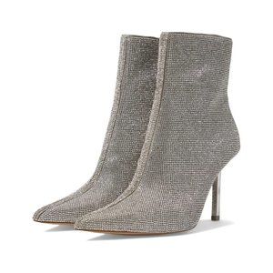 NIB Elysia Steve Madden Rhinestone Bling Boots Size 8.5 8 1/2 MSRP $149